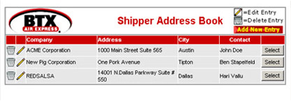 mybtx tutorial address books online